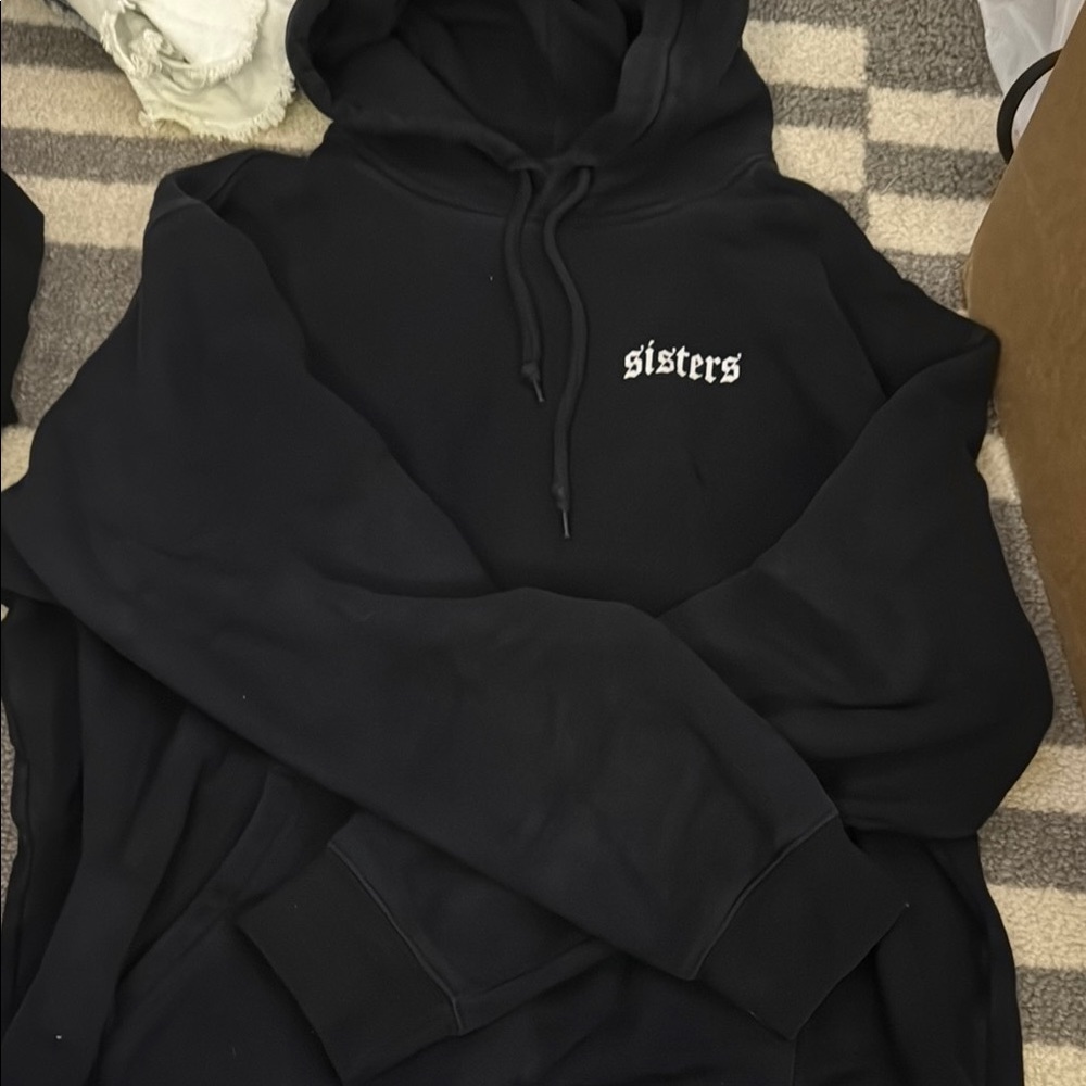Black Hoodie Sweatshirt